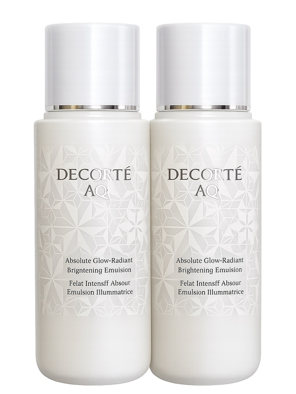 DECORTE AQ Absolute Glow-Radiant Brightening Emulsion 2 Pack 1.7oz/50ml New